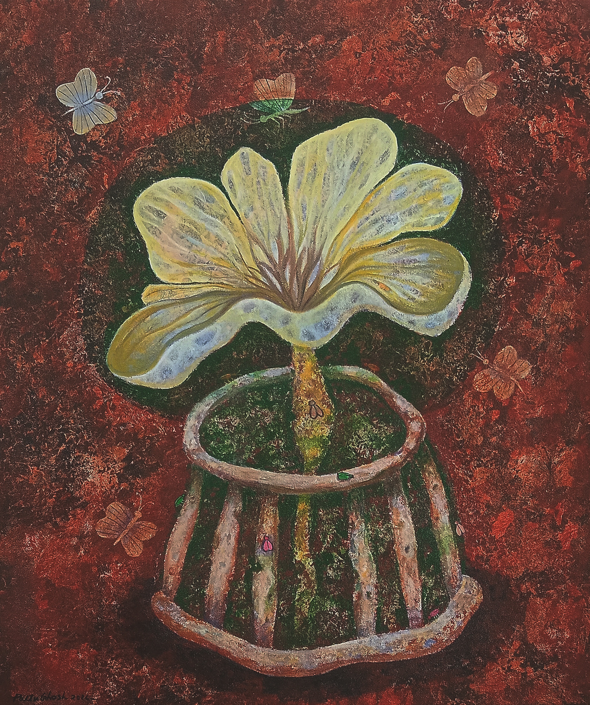 My wild flower vase 2 by Paltu Ghosh