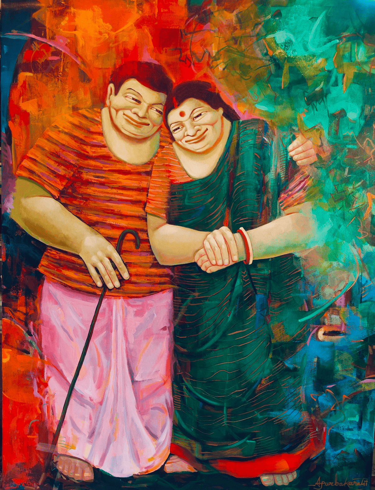 A happy moment by Apurba Karati